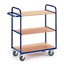 Rollcart etagewagen, met 3 etages, L 1000 x B 500 mm