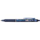 Roller FRIXION Clicker, diamètre mini 1 mm, épaisseur de trait 0,6 mm, bleu noir, 12 pièces