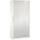 Roller shutter cabinet ASISTO C 3000, 5 filing heights, W 1000 mm, white/white
