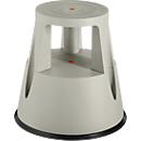 Roller stool, grey