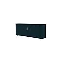 Rollladenschrank, 2 OH, 1teilig, mit Mitteltrennwand, B 1800 mm, graphit