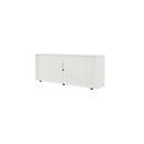 Rollladenschrank, 2 OH, 1teilig, mit Mitteltrennwand, B 1800 mm, lichtgrau