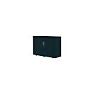 Rollladenschrank, 2 OH, 1teilig, ohne Mitteltrennwand, B 1000 mm, graphit