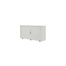 Rollladenschrank, 2 OH, 1teilig, ohne Mitteltrennwand, B 1350 mm, silber