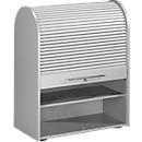 Rolluik voor universele kast, aluminium zilver