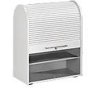 Romp universele kast, zonder rolluik, B 980/800 x D 450 x H 800/980 mm, wit
