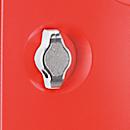 Rotating bolt SSI Schaefer, for retrofitting SSI Schaefer lockers, for padlocks with shackle thickness 5-7 mm, rotation angle of 90°.