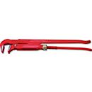 ROTHENBERGER Pijpsleutel, L 420 mm, klembreedte 48 mm, voor buizen 1 1/2 inch, chroom-vanadium-staal, kop schuin 90°