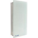 Rottner Armoire à clés Key Glass White - acier inoxydable, 8 crochets, fermeture magnétique