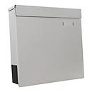 Rottner Briefkasten Kensington, Edelstahl silber