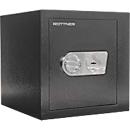 Rottner Monaco 45 safe, flat bolt locking, cylinder lock, W 435 x D 445 x H 435 mm, black