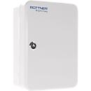 Rottner Schlüsselkassette SK 10, Zylinderschloss, für 10 Schlüssel, B 180 x T 85 x H 250 mm, Stahl, lichtgrau