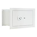 Rottner Wandtresor Stone Premium SE 35, 27 l, EN 1, mit 1 Fachboden, Doppelbartschloss, Stahl, weißaluminium RAL 9006