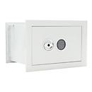 Rottner Wandtresor Stone Premium SE 35, 27 l, EN 1, mit 1 Fachboden, Elektronikschloss, Stahl, weißaluminium RAL 9006