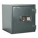 Rottner Wertschutzschrank Atlas Fire 45 Premium, 42 l, Sicherheitsklasse EN 1, Feuerschutz bis 30 min, Elektronikschloss, B 440 x T 430 x H 460 mm, Stahl, anthrazit