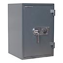 Rottner Wertschutzschrank Atlas Fire 65 Premium, 62 l, Sicherheitsklasse EN 1, Feuerschutz bis 30 min, Doppelbartschloss, B 440 x T 430 x H 655 mm, Stahl, anthrazit