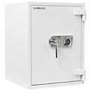 Rottner Wertschutzschrank Diamant Super Fire Premium DO65, Doppelbartschloss, EN 3, feuerfest bis 30 min, 70 Liter, Stahl, lichtgrau