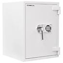 Rottner Wertschutzschrank Diamant Super Fire Premium DO65, Elektronikschloss, EN 3, feuerfest bis 30 min, 70 Liter, Stahl, lichtgrau