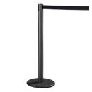 RS-GUIDESYSTEMS® Gurtpfosten GLA 28, anthrazit, Gurt schwarz