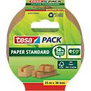 Ruban d'emballage Paper Standard ecoLogo tesa - L 38 mm x L 25 m - marron