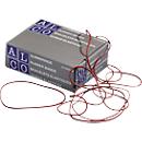 Rubber bands, natural rubber, red, ø 50 mm