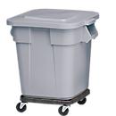 Rubbermaid Fahrgestell Brute für Container 105/151 l, eckig, Polyethylen, schwarz