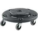 Rubbermaid Fahrgestell Brute für Container 75/121/166/208 l, rund, Polyethylen, schwarz