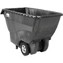 Rubbermaid Kippmulde Tilt Truck, manuell kippbar, 0,6 m³ (570 l), Traglast 453 kg, B 1638 x T 768 x H 965 mm, Strukturschaum, schwarz