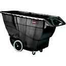 Rubbermaid Kippmulde Tilt Truck, manuell kippbar, 0,8 m³ (760 l), Traglast 952 kg, B 1797 x T 850 x H 1073 mm, Strukturschaum, schwarz