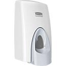 Rubbermaid schuimzeepdispenser, volume 800 ml, manueel, antimicrobiële drukknop, kijkvenster, levenslange garantie, kunststof, wit/grijs