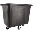 Rubbermaid Transportwanne Cube Truck, mit Rollen, 0,5 m³ (500 l), bis 227 kg, B 787 x T 1111 x H 939 mm, schwarz