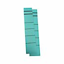 Rückenschild, Rückenbreite 39 mm, selbstklebend, 10 Stück, blau