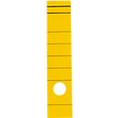 Rugetiket, rugbreedte 60 mm, zelfklevend, 10 stuks, geel