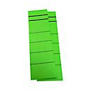 Rugetiket, rugbreedte 60 mm, zelfklevend, 10 stuks, groen