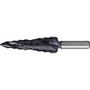 RUKO foret étagé ULTIMATECUT taille 0/9, HSS RUnaTEC, Ø 5-12 mm, rainure hélicoïdale Z.2, pointe FLOWSTEP®.