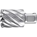 RUKO Kernbohrer D 13 mm HSS, Weldon Ø 19 mm, Schnitt-Tiefe 30 mm, L 63 mm, 4 Zähne