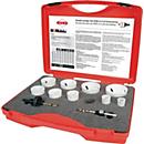 RUKO Lochsägensatz 11-tlg., Ø 19-64 mm, Schnitttiefe 38 mm, HSSE-Co8-Bi-Metall, für Sanitär, Kunststoffkoffer