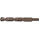 RUKO Spiralbohrer DIN 338 Typ N, Ø 11 mm, HSS-Co5, Goldbeschichtung, profilgeschliffen, Spitzenwinkel 130°, abgesetzter Schaft