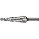 RUKO stappenboor Ø 4-12 mm, HSS-Co5, spiraalgroef Z2, 9 stappen, L 65 mm, kruisgleuf