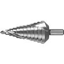 RUKO Stufenbohrer HSS-Co5, Bohrbereich 6-37 mm, Spiralnut, 12 Stufen, Ø 10 mm Schaft, Spitzenwinkel 118°