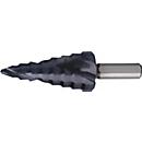 RUKO Stufenbohrer ULTIMATECUT Größe 1, Ø 6-20 mm, HSS RUnaTEC, Spiralnut Z.2, FLOWSTEP®-Spitze