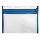 Sac à fermeture éclair Velobag Veloflex XXS, format A5, bleu