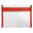 Sac à fermeture éclair Velobag Veloflex XXS, format A5, rouge
