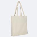 Sac de transport TEXXILLA CLASSIC, 2 anses longues, soufflets de fond et latéraux, OEKO-TEX® STANDARD 100, L 380 x l 420 mm, coton, naturel