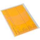 Sac transparent, autocollant, format A4 soufflet extensible/rabat, 10 p.