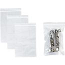 Sachets à fermeture à pression - polypropylène - 50% de matières régénérées - 150 × 220 mm - 50 µm - transparent - sans zone inscriptible - 1000 pièces par paquet