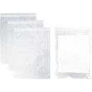 Sachets à fermeture à pression - polypropylène - 50% de matières régénérées - 300 × 400 mm - 50 µm - transparent - sans zone inscriptible - 1000 pièces par paquet