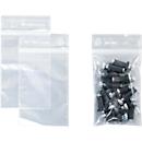 Sachets à fermeture à pression - polypropylène - 50% de matières régénérées - 40 × 60 mm - 50 µm - transparent - sans zone inscriptible - 1000 pièces par paquet
