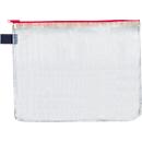 Sachets de collecte à fermeture éclair, pour format DIN B6, L 230 x H 183 mm, rouge, 10 pièces
