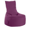 Saco de asiento swing scuba®, 100% poliéster, lavable, An 650 x P 900 x Al 950 mm, berenjena